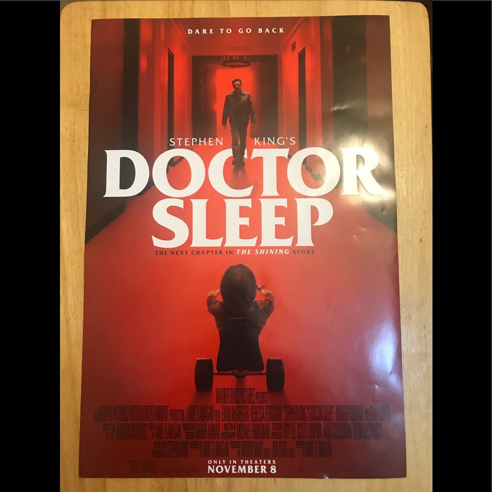 Doctor sleep poster and gear